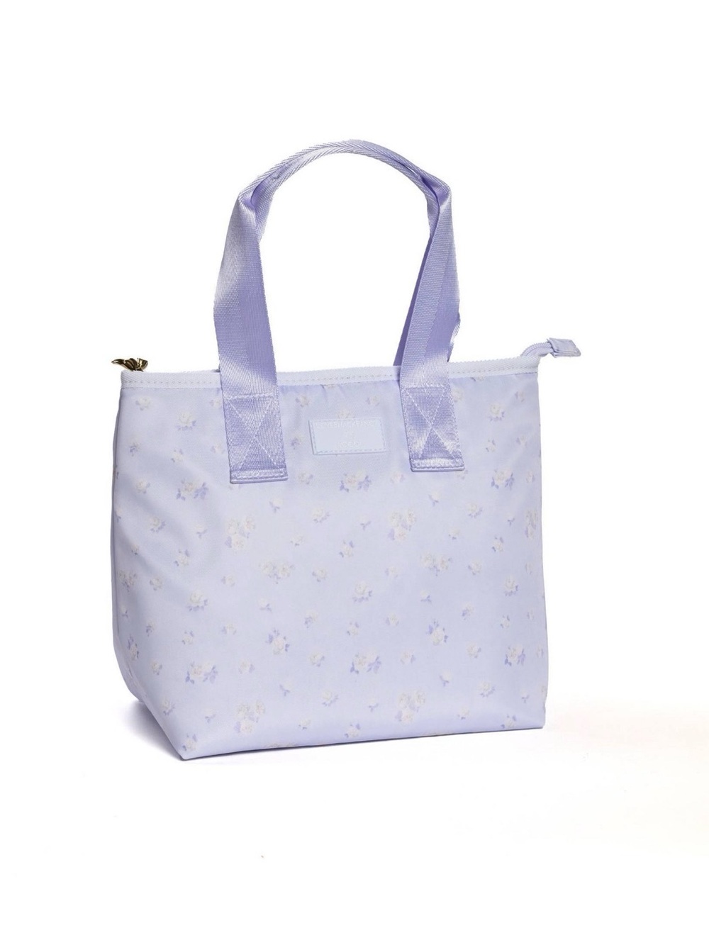 LoveShackFancy Light Blue Floral Tote Bag